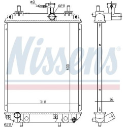 Aušinimo radiatorius
NISSENS 617549, NISSENS,