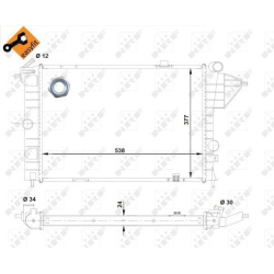 Aušinimo radiatorius
                                NRF                                                503508, NRF, 503508,