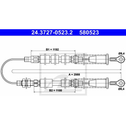 trosas, stovėjimo stabdys
                                ATE                                                24.3727-0523.2,