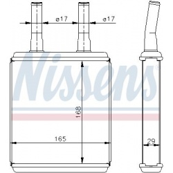 šilumokaitis, salono šildymas
                                NISSENS                                                77604,