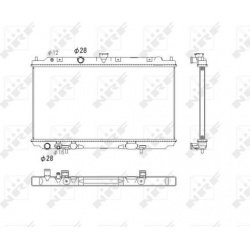 Aušinimo radiatorius
NRF 53760, NRF, 53760, a