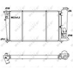 Aušinimo radiatorius
                                NRF                                                50414, NRF, 50414, a