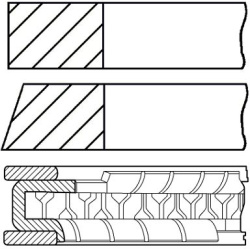 stūmoklio žiedų komplektas
                                GOETZE ENGINE                                                08
