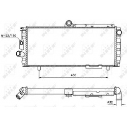 Aušinimo radiatorius
                                NRF                                                58701, NRF, 58701, a