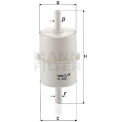 kuro filtras
                                MANN-FILTER                                                WK4002, MANN-FILTER, 