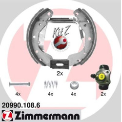 stabdžių trinkelių komplektas KIT Z
                                ZIMMERMANN                                            