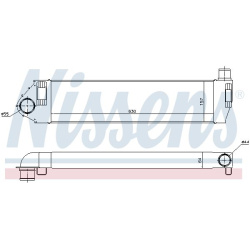 tarpinis suslėgto oro aušintuvas, kompresorius
                                NISSENS                                     
