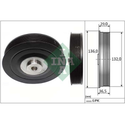 skriemulys, alkūninis velenas
                                INA                                                544000710, 