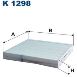 filtras, salono oras
                                FILTRON                                                K1298, Nenurodyta