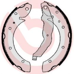 stabdžių trinkelių komplektas ESSENTIAL LINE
                                BREMBO                                       
