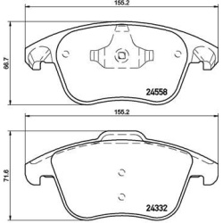BREMBO                                                P61117, BREMBO, P61117, auto detalė