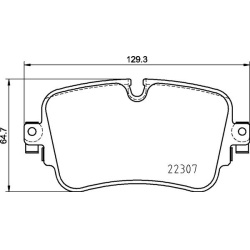 BREMBO                                                P85161, BREMBO, P85161, auto detalė