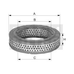 oro filtras
MANN-FILTER C1415, MANN-FILTER, C1