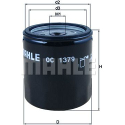 Filtras tepalo
                                MAHLE                                                OC1379, MAHLE, OC1379, au