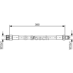 stabdžių žarnelė
                                BOSCH                                                1987476235, BOSCH, 