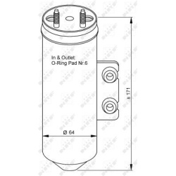 džiovintuvas, oro kondicionierius EASY FIT
                                NRF                                              