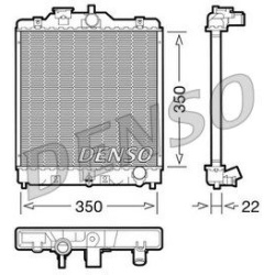 Aušinimo radiatorius
                                DENSO                                                DRM40003, DENSO, D