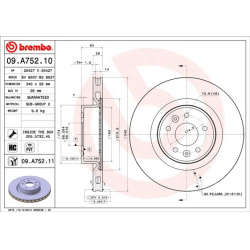 stabdžių diskas (1vnt) PRIME LINE - UV Coated
                                BREMBO                                       