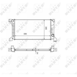 Aušinimo radiatorius
                                NRF                                                516212, NRF, 516212,