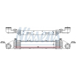 tarpinis suslėgto oro aušintuvas, kompresorius
NISSENS