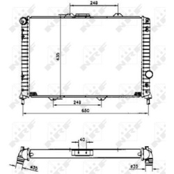 Aušinimo radiatorius
                                NRF                                                58254, NRF, 58254, a