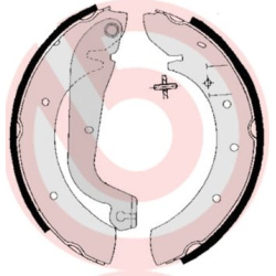 Stabdžių trinkelių komplektas ESSENTIAL LINE
                                BREMBO                                       