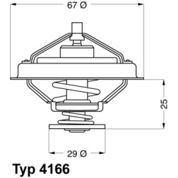 termostatas, aušinimo skystis
                                BorgWarner (Wahler)                                           