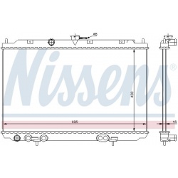 Aušinimo radiatorius
                                NISSENS                                68718, NISSENS, 68718, auto deta