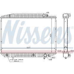Aušinimo radiatorius
                                NISSENS                                                62727A, NISSENS,