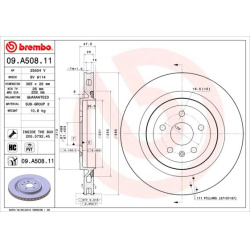 stabdžių diskas (1vnt) PRIME LINE - UV Coated
                                BREMBO                                       