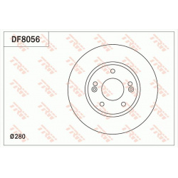stabdžių diskas (1vnt)
                                TRW                                                DF8056, TRW, DF80