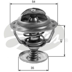 termostatas, aušinimo skystis
GATES TH06082G1
