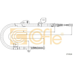 trosas, stovėjimo stabdys
                                COFLE                                                17.0114, Nenu
