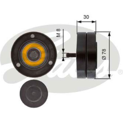 kreipiantysis skriemulys, V formos rumbuotas diržas DriveAlign™
                                GATES                     