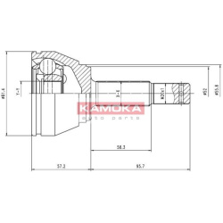 pusašio šarnyras
                                KAMOKA                                                6804, KAMOKA, 6804, 
