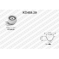 paskirstymo diržo komplektas
SNR KD458.29, SN