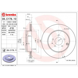 stabdžių diskas (1vnt) PRIME LINE - UV Coated
                                BREMBO                                       