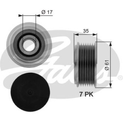 laisvos eigos sankaba, kint. sr. generatorius DriveAlign™
                                GATES                            