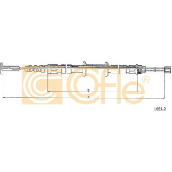 trosas, stovėjimo stabdys
                                COFLE                                                1651.2, Nenur