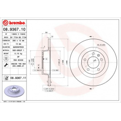 stabdžių diskas (1vnt) PRIME LINE
BREMBO 08.