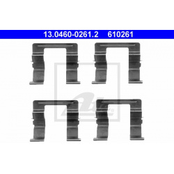 priedų komplektas, diskinių stabdžių trinkelės
                                ATE                                      