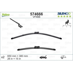 valytuvai SILENCIO FLAT BLADE SET
VALEO 574666
