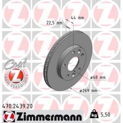 stabdžių diskas (1vnt) COAT Z
ZIMMERMANN 470