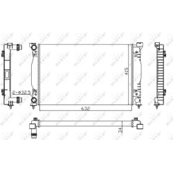 Aušinimo radiatorius
                                NRF                                                50539A, NRF, 50539A,