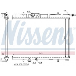 Aušinimo radiatorius
                                NISSENS                                                63744A, NISSENS,
