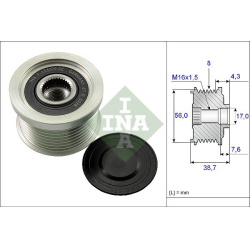 laisvos eigos sankaba, kint. sr. generatorius
                                INA                                            