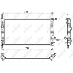 Aušinimo radiatorius
                                NRF                                                53111, NRF, 53111, a