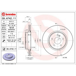 stabdžių diskas (1vnt) PRIME LINE - UV Coated
                                BREMBO                                       