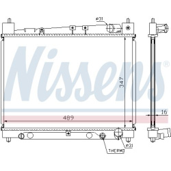 Aušinimo radiatorius
                                NISSENS                                                64798, NISSENS, 