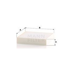 filtras, salono oras
                                MANN-FILTER                                CU1830, MANN-FILTER, CU1830, 